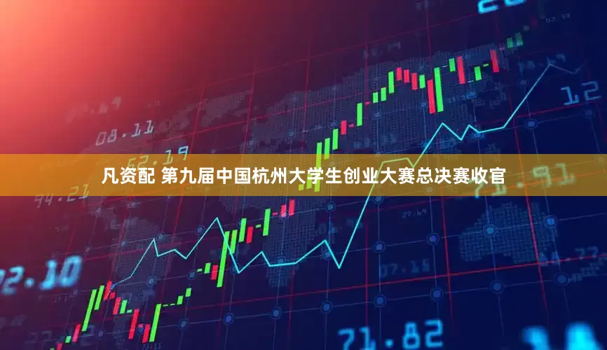 凡资配 第九届中国杭州大学生创业大赛总决赛收官