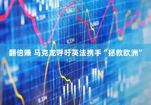 翻倍赚 马克龙呼吁英法携手“拯救欧洲”